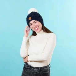 Bonnet Brick Lane Bleu marine - Polaire
