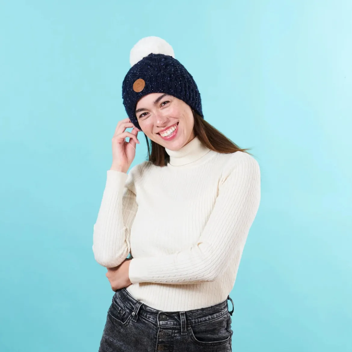 Bonnet Brick Lane Bleu marine - Polaire