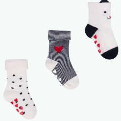 Chaussettes Petit Coeur - Pack de chaussettes bébé