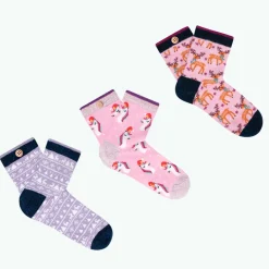 Chaussettes We wish you a pink christmas