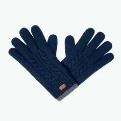 Gants Creamy gin Bleu marine
