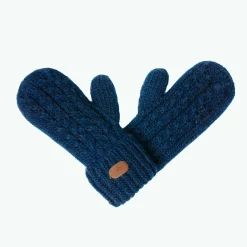 Moufles Chocolat chaud Bleu marine - Enfant