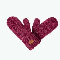 Moufles Chocolat chaud Violet - Enfant