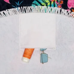 Serviette ronde Boracay