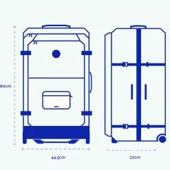 Valise souple 2 roues Large Getaria