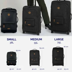 Valise souple 4 roues Large Berlin